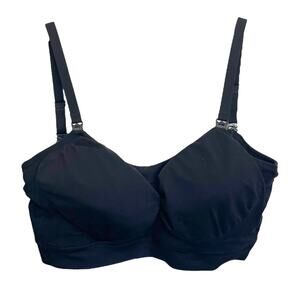 Kindred Kindred Bravely Black Nursing Bra Pumping Breast Feeding Size XL Regular